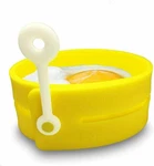 Fusionbrands Eggxactring Adjustable Silicone Ring, Yellow. Fixed Price $8.95.