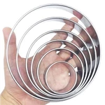 6 Pcs Round Cookie Cutter Set (2, 3, 3.5, 4, Inch) Doczen Large Stainles.... Fixed Price $18.57.