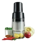 Simposh Mini Chopper Compact Manual Food 2.55" X W 6.88" H, Black. Fixed Price $35.90.