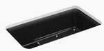 Kohler K-8206-CM1 Cairn Undermount Single Basin Sink + Rack Matte Black. Fixed Price $550.54.