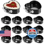 Hoolerry 12 Pcs Mini Heart Springform Pan 4 Inch Shape Cheesecake. Fixed Price $49.86.
