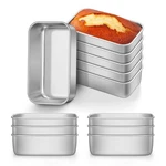 E-far Mini Loaf Set Of 12 Small Stainless Steel Bread Baking For Oven 6. Fixed Price $53.62.