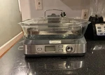 Cuisinart STM-1000 Cookfresh Digital Glass Steamer White Stainless Steel. Fixed Price $124.75.