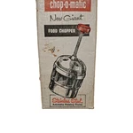 Vintage Popeil Chop-o-matic Food Chopper Green Top No. 30 Usa Made. Fixed Price $25.99.