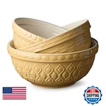 Certified International Vintage Farm Stoneware Mixing Bowl Set 3-PIECE Includes. Fixed Price $67.95.