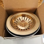 Delta 72010-CZ Kitchen Sink Flange And Strainer Champagne Bronze. Fixed Price $56.99.