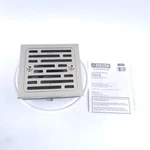 Delta 4" Tile-in Square Shower Drain, Polished Nickel DT062412-PN. Fixed Price $45.00.