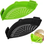 Yevior Clip For Pots Pan Pasta Strainer, Silicone Food Hand. Fixed Price $21.37.