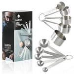 Babish 10-PIECE Stainless Steel Measuring Cups And Spoons Set Heavy-duty. Fixed Price $40.46.