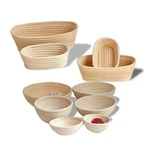 Bread Proofing Basket Set - Natural Rattan 2 Pack For Sourdough Artisan. Fixed Price $22.99.