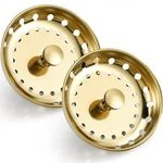 2 Pcs Kitchen Sink Stopper Stainless Steel Drain. Fixed Price $14.12.