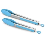 Pack Silicone Kitchen Tongs 9" 12" Set, Heat Resistant Up 500. Fixed Price $21.07.