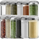 12 Oz Parmesan Cheese Shaker/salt And Pepper Shakers With Stainless Steel Lid.... Fixed Price $78.41.