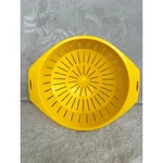 Yellow Plastic Strainer Colander Bowl Kitchen Gadget Draining Basket. Fixed Price $24.99.