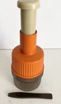 Zyliss Retro Food Nut Chopper Swiss Made Collectible 60S Orange With Sharpener. Fixed Price $19.00.