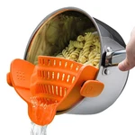 Kitchen Gizmo Snap Clip On Strainer For Pots And Pans - Adjustable S.... Fixed Price $23.95.