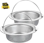 2 Pack Stainless Steel Sink Strainer Basket, Fine Mesh Drain Protector For Kitch. Fixed Price $14.86.