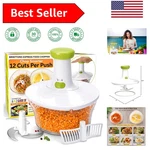 Express Manual Food Chopper 6.8-CUP Dishwasher Safe For Easy Meal Prep. Fixed Price $45.99.