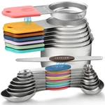 Magnetic Measuring Cups And Spoons Set Of 16 Including 7 Stainless ... Fast Ship. Fixed Price $49.99.