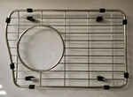 Elkay LKOBG1016SS Basin Rack With Rear Drain Opening, Stainless Steel. Fixed Price $29.97.