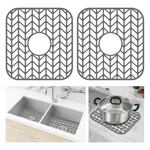 Awoke Silicone Protectors For Kitchen Sink, 12" X 11" Mat Bottom Of. Fixed Price $27.13.
