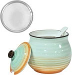 Koythin Ceramic Bacon Grease Container With Strainer, 23 Oz Suitable For Storing. Fixed Price $33.36.