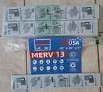 Leken 20X20X1 Furnace Hvac Electrostatic Filters Merv 13 9 Only. Fixed Price $49.99.