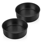 Teamfar Cake Pan, Round Baking Layer Set Of 2, 6INCH, Black. Fixed Price $16.88.