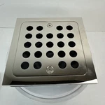 Signature Hardware SH608PN Menlo Square Shower Drain, Polished Nickel. Fixed Price $26.99.