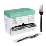 Plastic Disposable Individually Packaged Forks Black 7-INCH Commercial T.... Fixed Price $26.08.