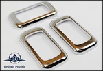 (SET/3) Chrome Rocker Switch Trim Bezels Peterbilt Kenworth Freightliner # 41074. Fixed Price $9.49.