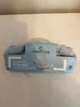 New Crofton Clip-on Strainer Adjustable Kitchen Colander Gray Dishwasher Safe. Fixed Price $7.99.