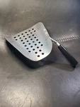 11" Industry Aluminum French Fry Hot Food Strainer Scoop W Black Handle Shifter. Fixed Price $9.99.