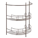 Lavish Home Pedestal Sink Organizer - Compact Under Rack With 2 Storage .... Fixed Price $42.18.