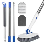 Tile Tub Scrubber Brush With 52-INCH Adjustable Long Handle 3-IN-1 Rotatable .... Fixed Price $40.51.