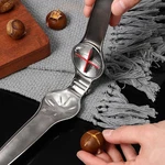 2-IN-1 Stainless Steel Cracker Chestnut Opener Walnut Sheller Cutter Tool. Fixed Price $25.00.