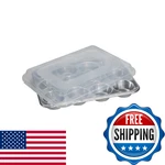 Nordic Ware Natural Aluminum Commercial Muffin Pan With Lid 12 Cup. Fixed Price $55.85.