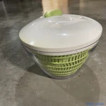 Progressive 4 Qt Salad Spinner W/ Turn Handle & Removable Colander. Fixed Price $10.99.
