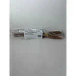 New Pampered Chef Teak Wooden Corner Spoon 2003 Brown Natural Finish Utensil. Fixed Price $13.99.