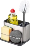 Joseph Surface Sink Caddy Stainless Steel Sponge Holder Organizer Gray. Fixed Price $30.00.