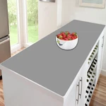 Xl 47.3X23.6" Silicone Counter Mat, 1.4MM Thick, Heat Resistant, Non-slip, Gray. Fixed Price $52.20.