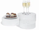 Red Co. Set Of 3 Sizes (10", 8", 7") Acrylic Round Cylinder Display Nesting R.... Fixed Price $62.05.