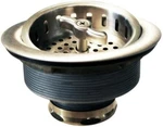 Westbrass Wing Nut Style Large Kitchen Sink Basket Strainer, Satin Nickel, 3-1/2. Fixed Price $52.22.