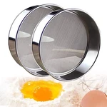 Adesugata 2 Pack (60/40 Mesh) Professional 6/8/9.5 Inch, Round Flour Sifter F.... Fixed Price $29.14.