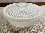Tupperware Fruit & Berry Herb Strainer Colander Bowl Lid Sheer. Fixed Price $6.99.