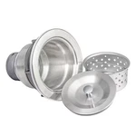 3.5 In. Multi-layer Round Stainless Steel Kitchen Sink Drain And Strainer Combo. Fixed Price $12.99.