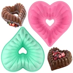 Huakener 2 Pack Heart Fluted Cake Pan, 9 Inch Molds, Nonstick Sili.... Fixed Price $16.97.