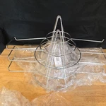 Fryer Filter Stand Holder Chrome Plated Steel 2 Handle Winco FF-10 Cone. Fixed Price $9.99.
