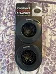 Cuisinart 2 Pack Sink Strainers Dark Blue/gray Brand New!!. Fixed Price $12.99.