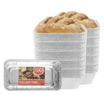 Party Bargains Lb Loaf Pans Disposable Aluminum Bread Tins, 100 Pack Heavy-dut. Fixed Price $77.42.